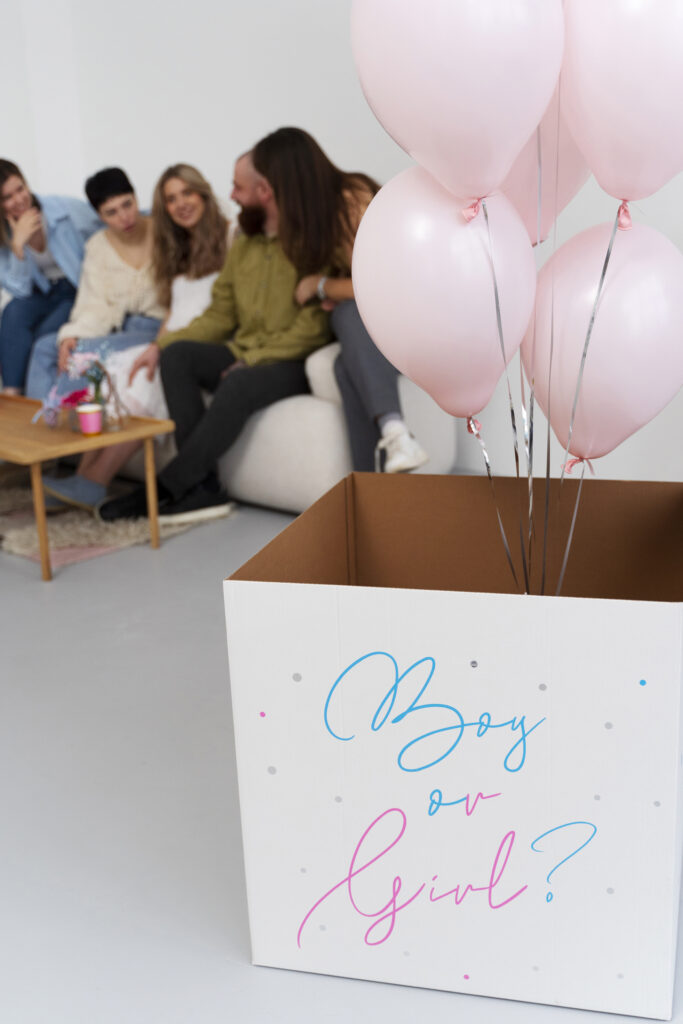 Gäste bei Babyparty