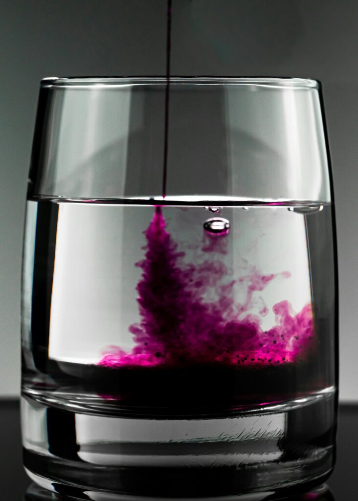 Flavored Water durch Sirup