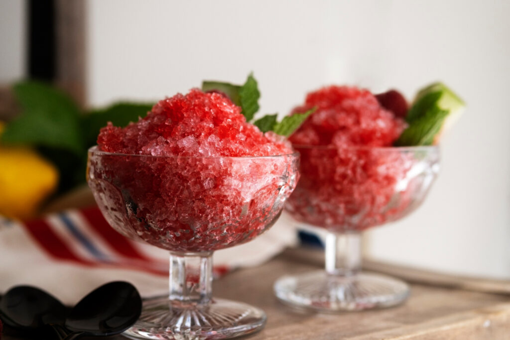 Selbstgemachtes Slush Eis