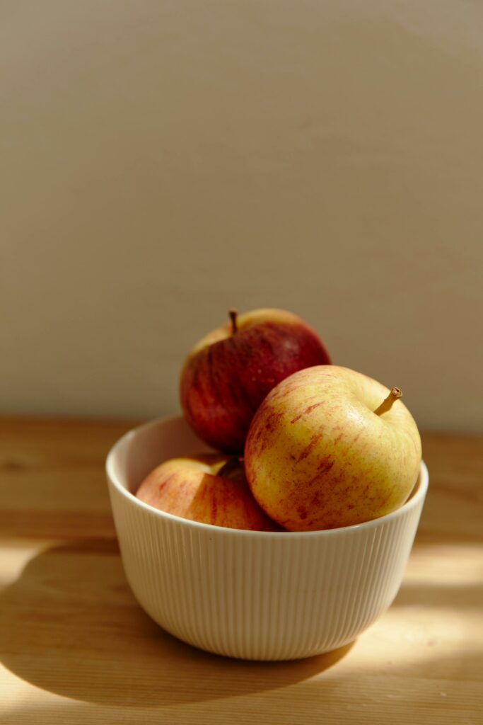 Äpfel für Kindersnacks