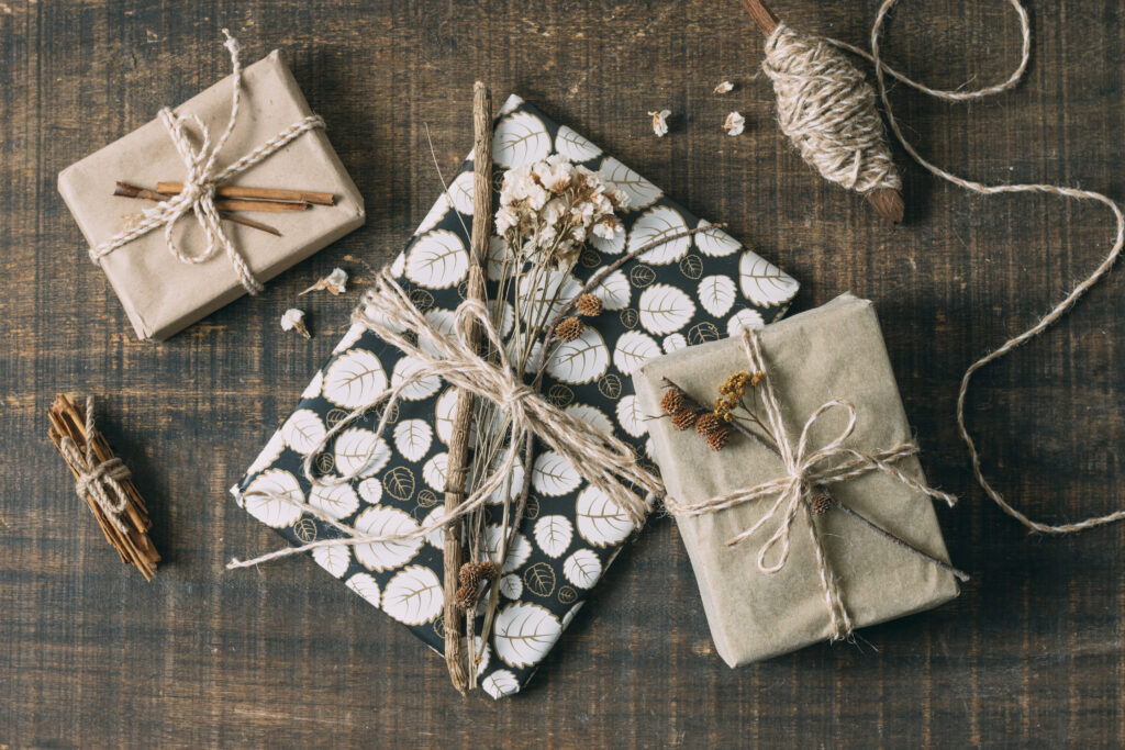 Nachhaltiger Advent mit Geschenkpapier
